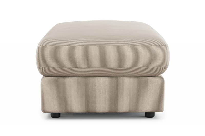 Arken Lyx Rektangulær Fodskammel i Manchester - Greige - Møbler - Stole & lænestole - Taburet & skammel - Puf