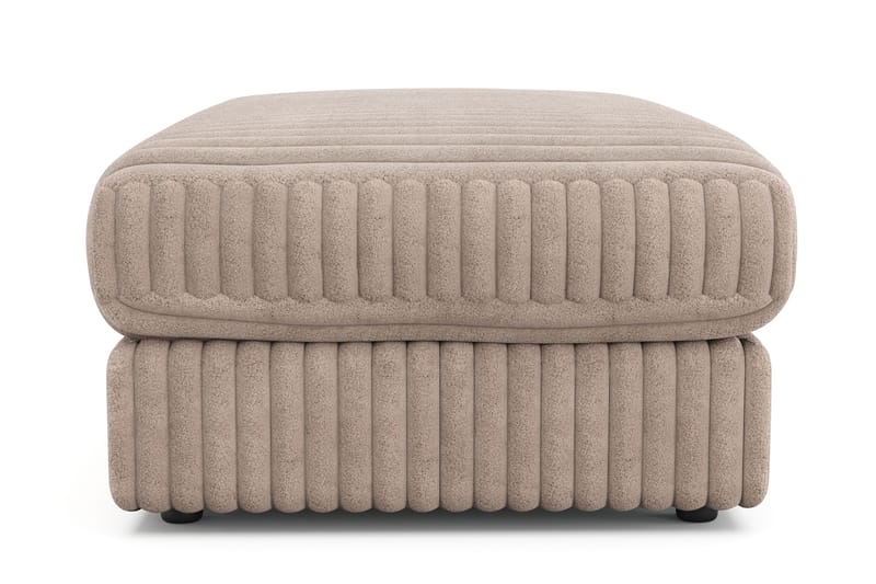 Arken Lyx Rektangulær Fodskammel i Manchester - Greige - Møbler - Stole & lænestole - Taburet & skammel - Puf