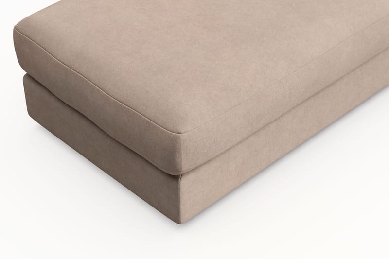 Arken Lyx Rektangulær Fodskammel i stof - Beige - Møbler - Stole & lænestole - Taburet & skammel - Puf
