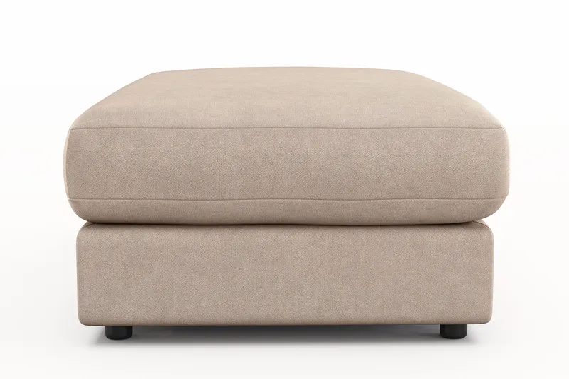 Arken Lyx Rektangulær Fodskammel i stof - Beige - Møbler - Stole & lænestole - Taburet & skammel - Puf