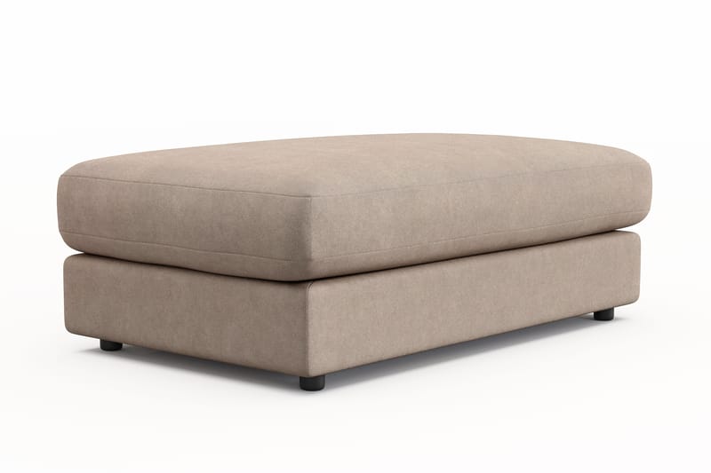 Arken Lyx Rektangulær Fodskammel i stof - Beige - Møbler - Stole & lænestole - Taburet & skammel - Puf