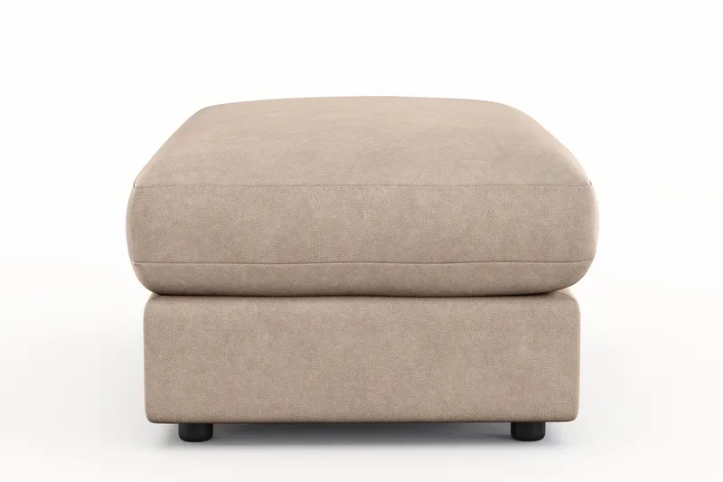 Arken Lyx Rektangulær Fodskammel i stof - Beige - Møbler - Stole & lænestole - Taburet & skammel - Puf