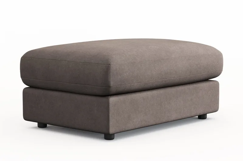 Arken Lyx Rektangulær Fodskammel i stof - Brun - Møbler - Stole & lænestole - Taburet & skammel - Puf