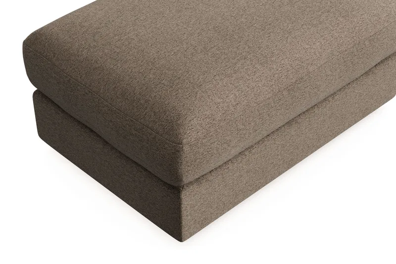 Arken Lyx Rektangulær Fodskammel i stof - Brun - Møbler - Stole & lænestole - Taburet & skammel - Puf