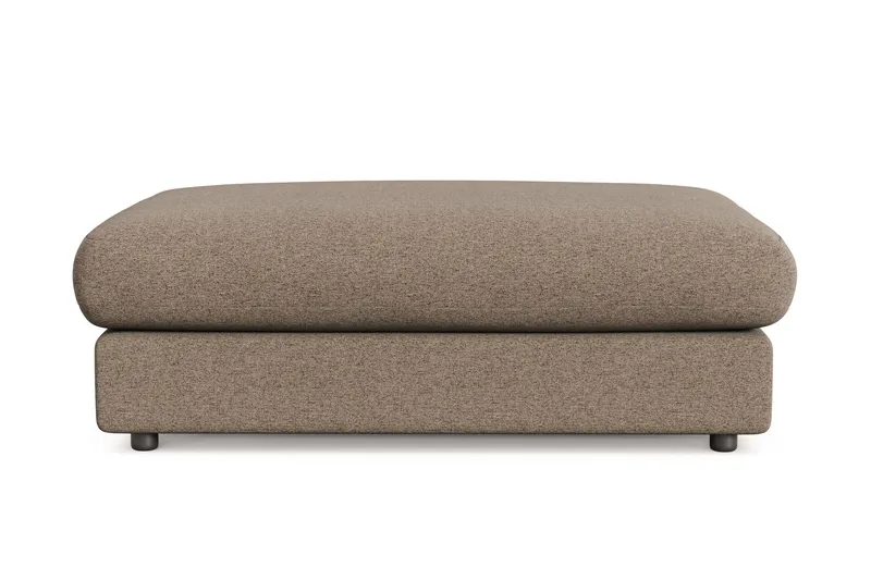 Arken Lyx Rektangulær Fodskammel i stof - Brun - Møbler - Stole & lænestole - Taburet & skammel - Puf