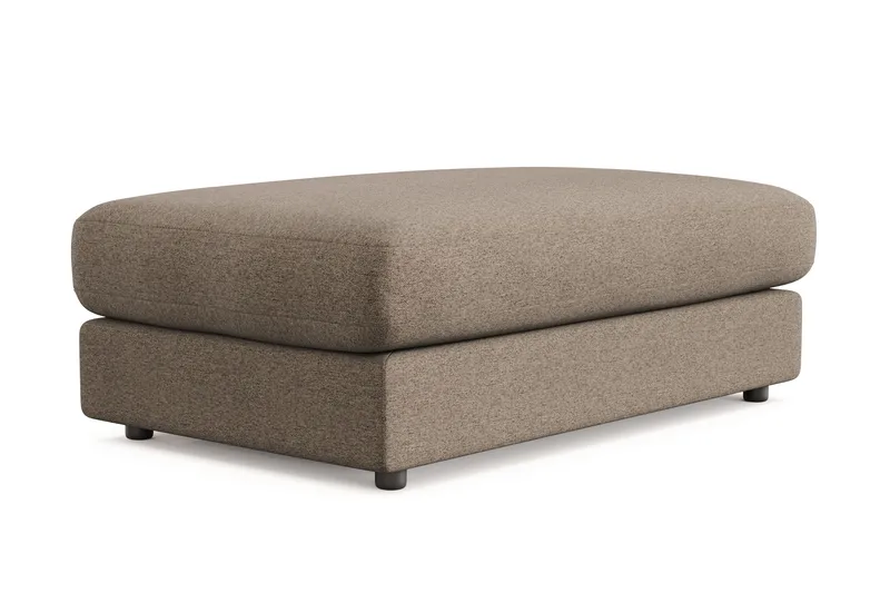 Arken Lyx Rektangulær Fodskammel i stof - Brun - Møbler - Stole & lænestole - Taburet & skammel - Puf