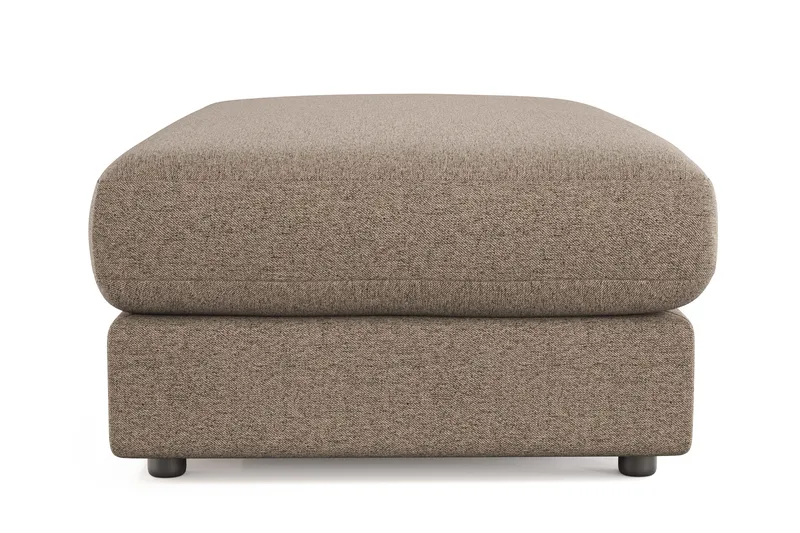 Arken Lyx Rektangulær Fodskammel i stof - Brun - Møbler - Stole & lænestole - Taburet & skammel - Puf