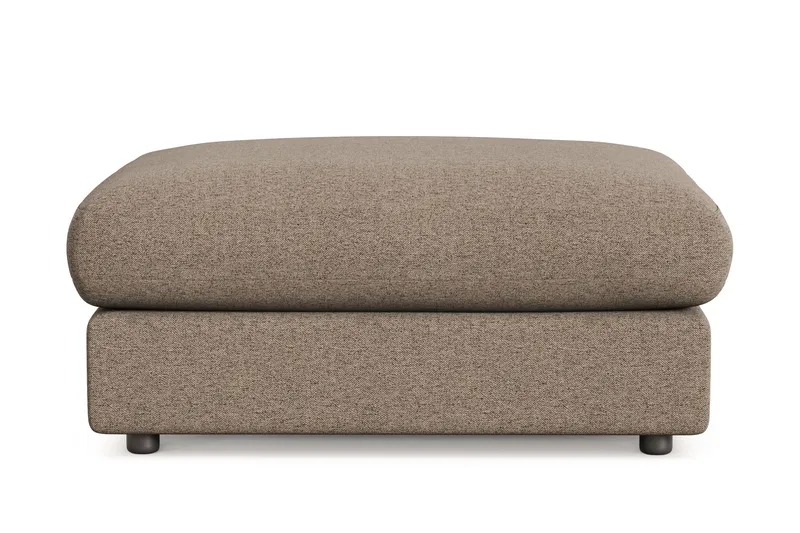 Arken Lyx Rektangulær Fodskammel i stof - Brun - Møbler - Stole & lænestole - Taburet & skammel - Puf