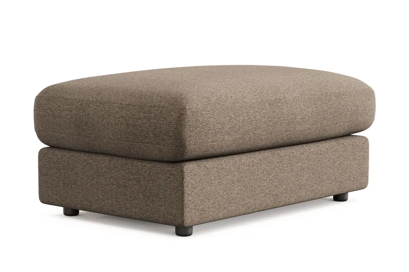 Arken Lyx Rektangulær Fodskammel i stof - Brun - Møbler - Stole & lænestole - Taburet & skammel - Puf