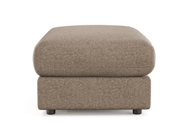 Arken Lyx Rektangulær Fodskammel i stof - Brun - Møbler - Stole & lænestole - Taburet & skammel - Puf