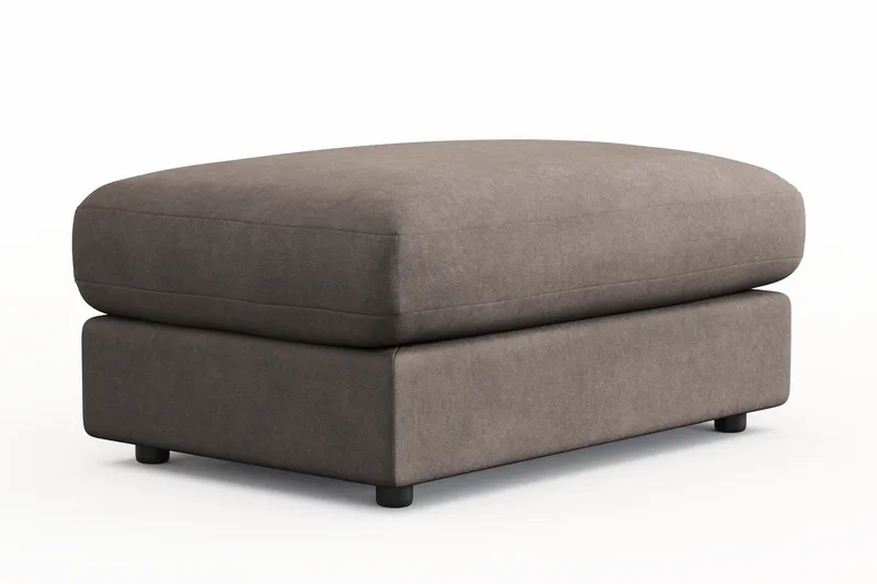 Arken Lyx Rektangulær Fodskammel i stof - Brun - Møbler - Stole & lænestole - Taburet & skammel - Puf