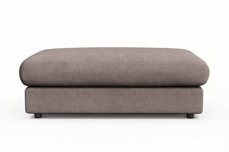 Arken Lyx Rektangulær Fodskammel i stof - Brun - Møbler - Stole & lænestole - Taburet & skammel - Puf