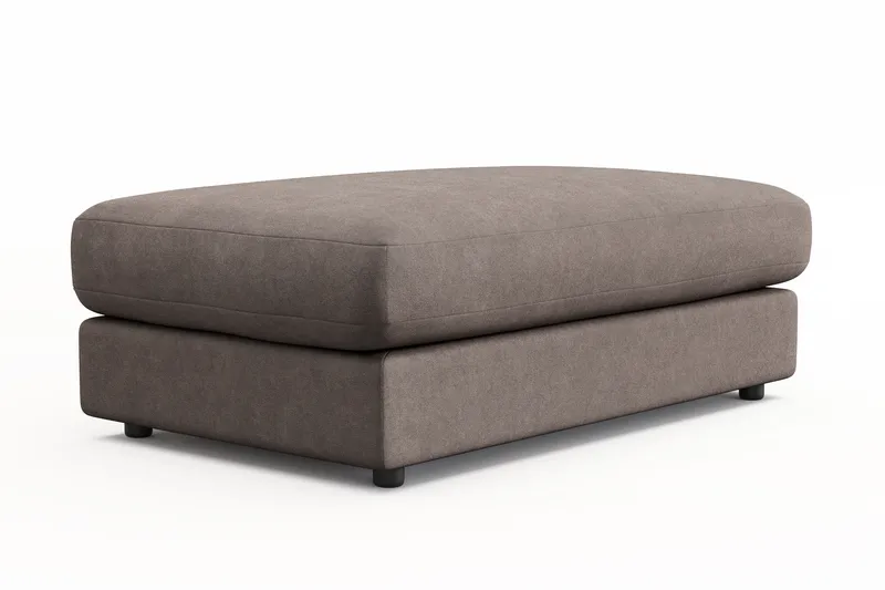 Arken Lyx Rektangulær Fodskammel i stof - Brun - Møbler - Stole & lænestole - Taburet & skammel - Puf