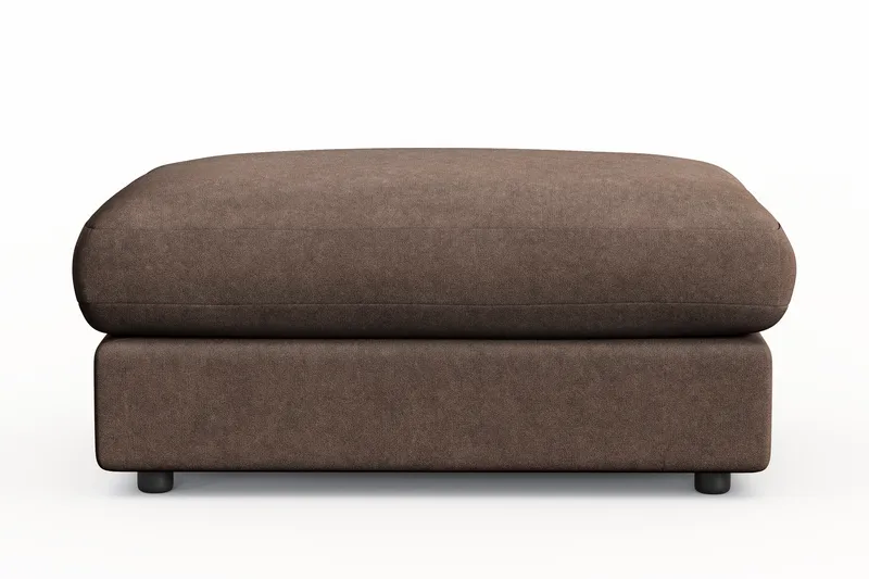 Arken Lyx Rektangulær Fodskammel i stof - Brun - Møbler - Stole & lænestole - Taburet & skammel - Puf