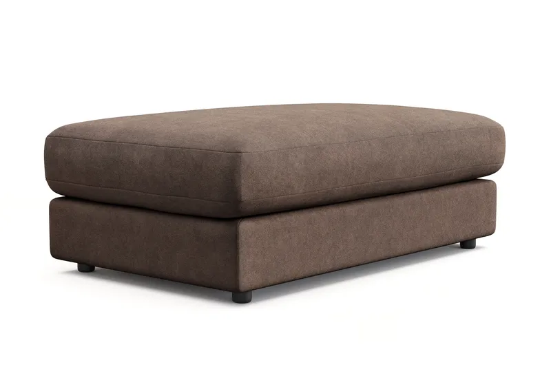 Arken Lyx Rektangulær Fodskammel i stof - Brun - Møbler - Stole & lænestole - Taburet & skammel - Puf