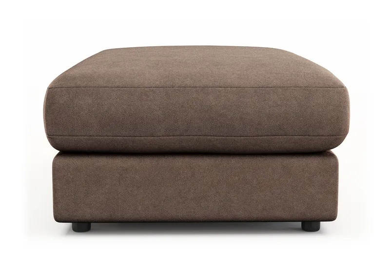 Arken Lyx Rektangulær Fodskammel i stof - Brun - Møbler - Stole & lænestole - Taburet & skammel - Puf