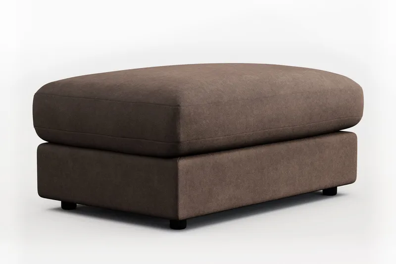Arken Lyx Rektangulær Fodskammel i stof - Brun - Møbler - Stole & lænestole - Taburet & skammel - Puf