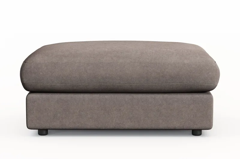 Arken Lyx Rektangulær Fodskammel i stof - Brun - Møbler - Stole & lænestole - Taburet & skammel - Puf