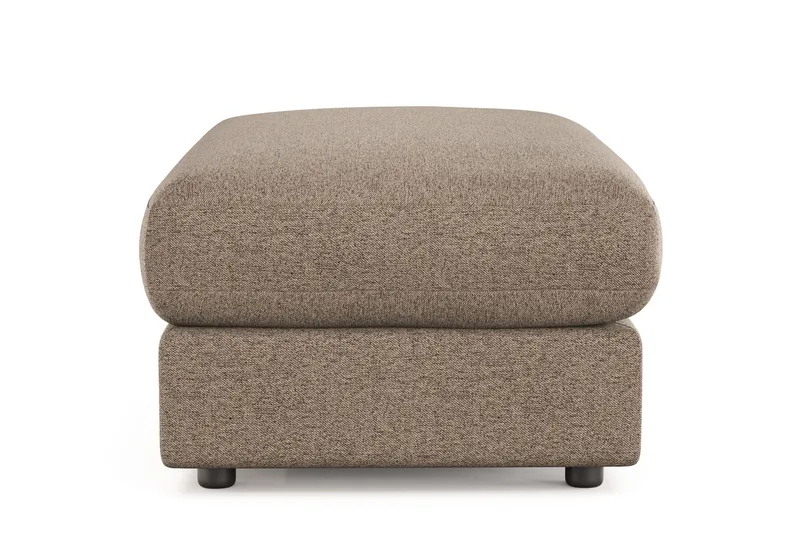 Arken Lyx Rektangulær Fodskammel i stof - Brun - Møbler - Stole & lænestole - Taburet & skammel - Puf
