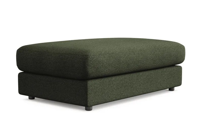 Arken Lyx Rektangulær Fodskammel i stof - Grøn - Møbler - Stole & lænestole - Taburet & skammel - Puf