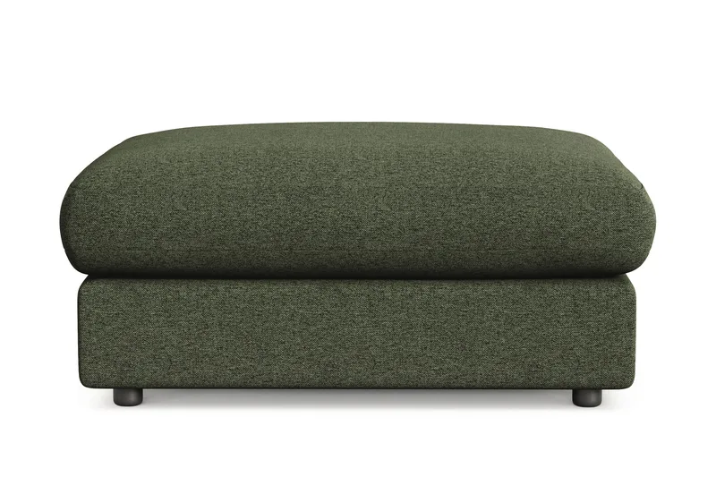 Arken Lyx Rektangulær Fodskammel i stof - Grøn - Møbler - Stole & lænestole - Taburet & skammel - Puf