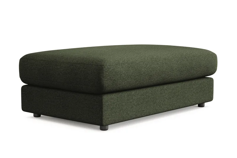 Arken Lyx Rektangulær Fodskammel i stof - Grøn - Møbler - Stole & lænestole - Taburet & skammel - Puf