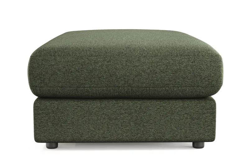 Arken Lyx Rektangulær Fodskammel i stof - Grøn - Møbler - Stole & lænestole - Taburet & skammel - Puf