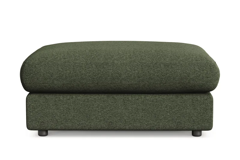 Arken Lyx Rektangulær Fodskammel i stof - Grøn - Møbler - Stole & lænestole - Taburet & skammel - Puf