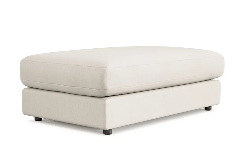 Arken Lyx Rektangulær Fodskammel i stof - Lys beige - Møbler - Stole & lænestole - Taburet & skammel - Puf
