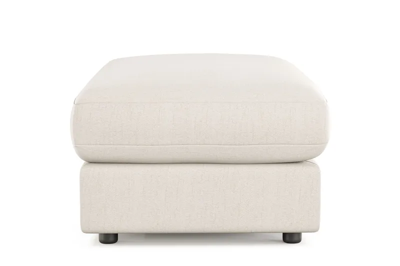 Arken Lyx Rektangulær Fodskammel i stof - Lys beige - Møbler - Stole & lænestole - Taburet & skammel - Puf