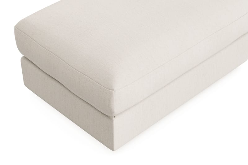 Arken Lyx Rektangulær Fodskammel i stof - Lys beige - Møbler - Stole & lænestole - Taburet & skammel - Puf