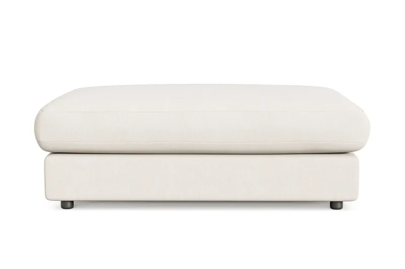 Arken Lyx Rektangulær Fodskammel i stof - Lys beige - Møbler - Stole & lænestole - Taburet & skammel - Puf