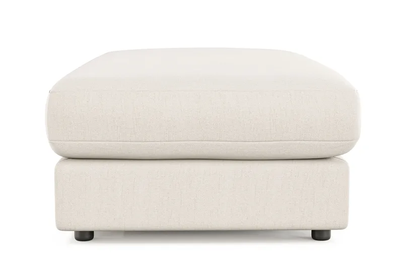 Arken Lyx Rektangulær Fodskammel i stof - Lys beige - Møbler - Stole & lænestole - Taburet & skammel - Puf