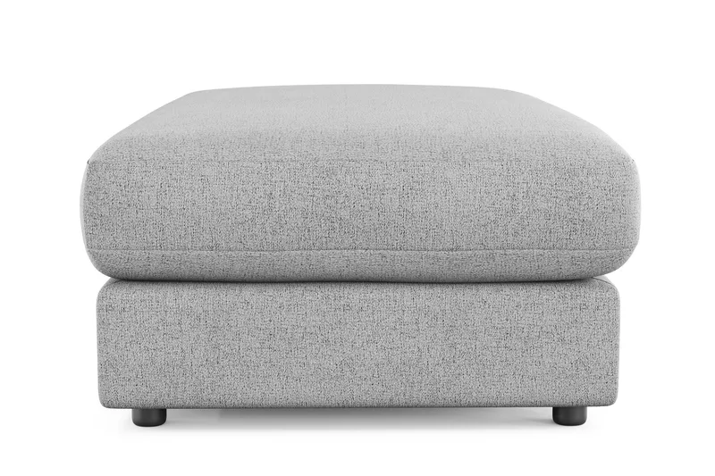 Arken Lyx Rektangulær Fodskammel i stof - Lysegrå - Møbler - Stole & lænestole - Taburet & skammel - Puf
