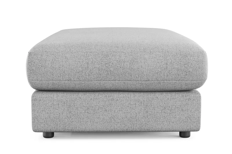 Arken Lyx Rektangulær Fodskammel i stof - Lysegrå - Møbler - Stole & lænestole - Taburet & skammel - Puf