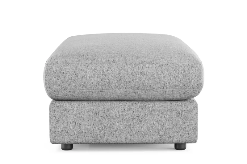 Arken Lyx Rektangulær Fodskammel i stof - Lysegrå - Møbler - Stole & lænestole - Taburet & skammel - Puf