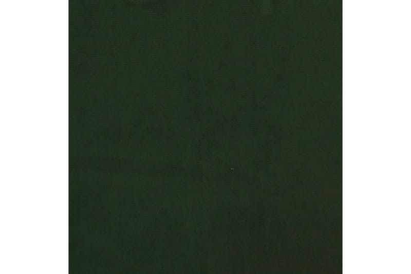 beBasic fodskammel 45x29,5x39 cm fløjl mørkegrøn - GrÃ¸n - Puf