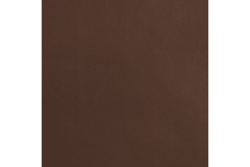 beBasic fodskammel 45x29,5x39 cm kunstlæder brun - Brun - Puf