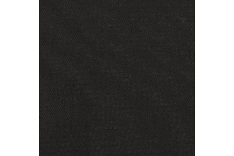 beBasic fodskammel 45x29,5x39 cm stof sort - Sort - Puf