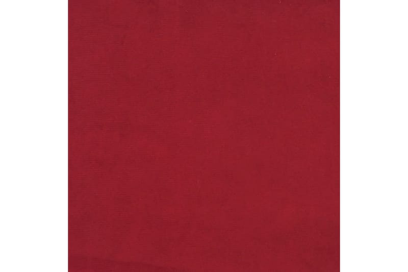 beBasic fodskammel 60x60x39 cm fløjl vinrød - RÃ¸d - Møbler - Stole & lænestole - Taburet & skammel - Puf