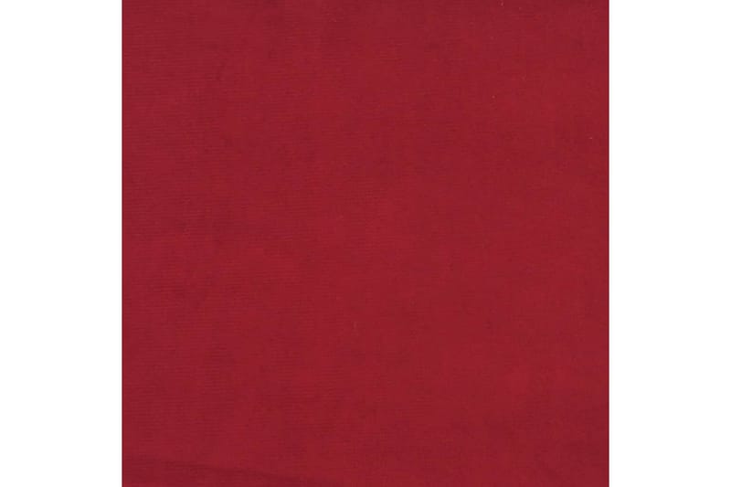 beBasic fodskammel 60x60x39 cm fløjl vinrød - RÃ¸d - Møbler - Stole & lænestole - Taburet & skammel - Puf
