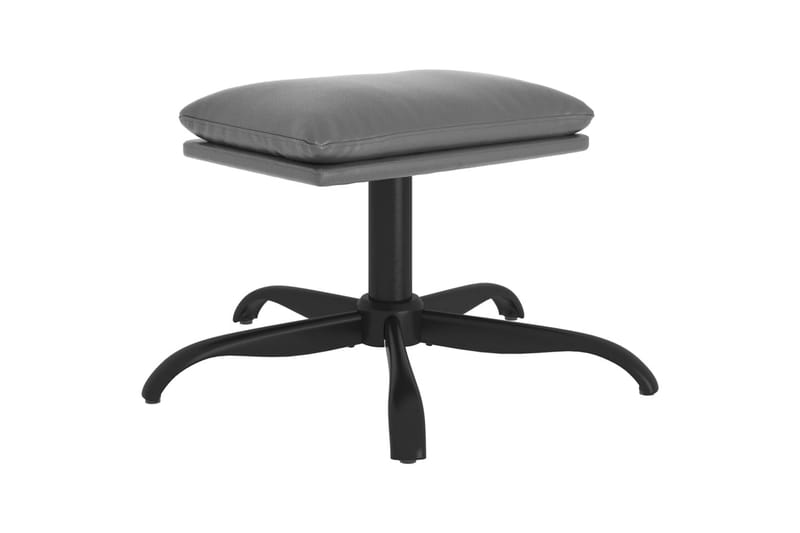 beBasic fodskammel 60x60x39 cm kunstlæder antracitgrå - Antracit - Møbler - Stole & lænestole - Taburet & skammel - Puf