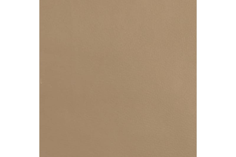 beBasic fodskammel 60x60x39 cm kunstlæder cappuccino - Brun - Møbler - Stole & lænestole - Taburet & skammel - Puf
