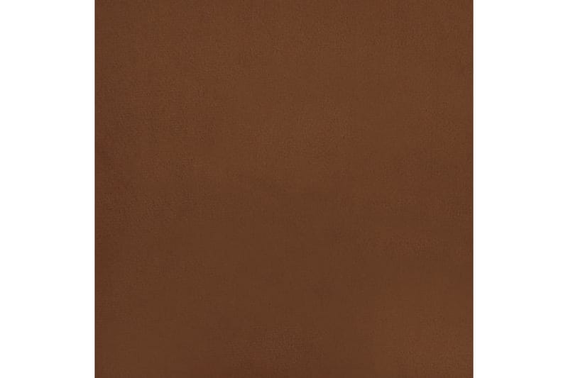 beBasic fodskammel 60x60x39 cm mikrofiberstof brun - Brun - Puf