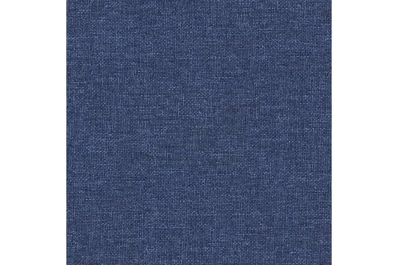 beBasic fodskammel 60x60x39 cm stof og kunstlæder blå - BlÃ¥ - Puf