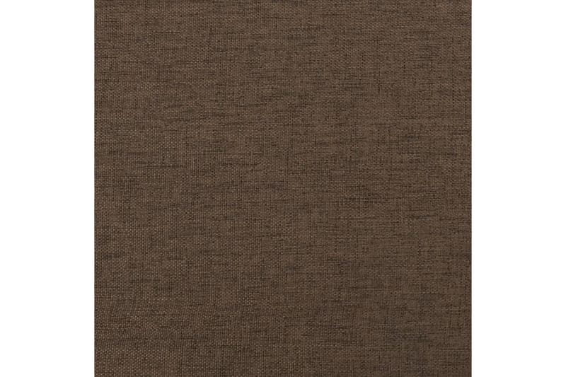 beBasic fodskammel 60x60x39 cm stof og kunstlæder brun - Brun - Puf