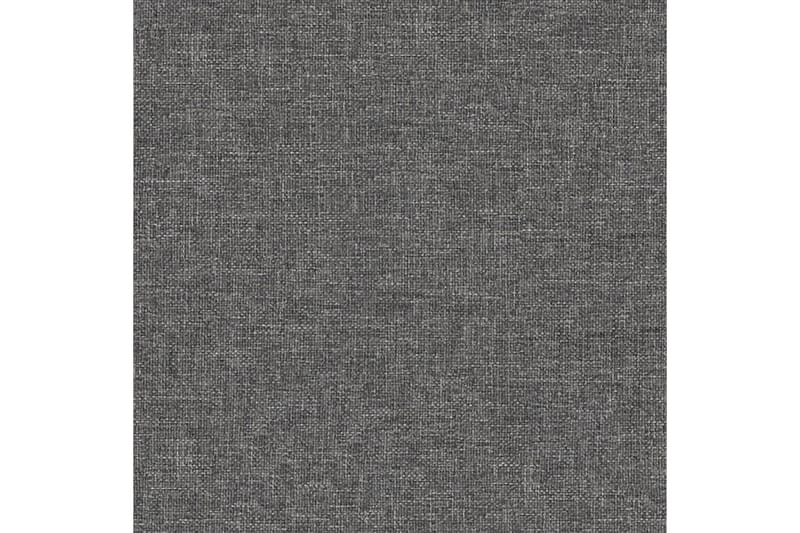 beBasic fodskammel 60x60x39 cm stof og kunstlæder lysegrå - GrÃ¥ - Møbler - Stole & lænestole - Taburet & skammel - Puf