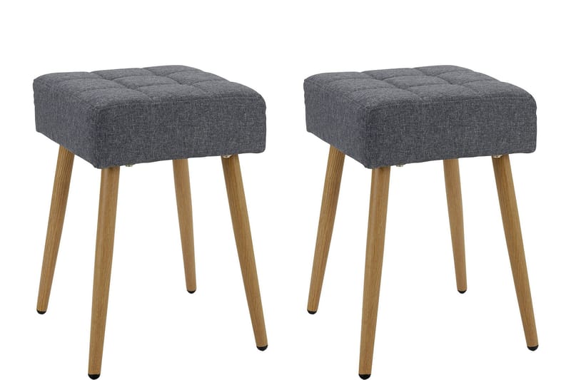 Bottorp Puf - Antracit/Natur - Møbler - Stole & lænestole - Taburet & skammel
