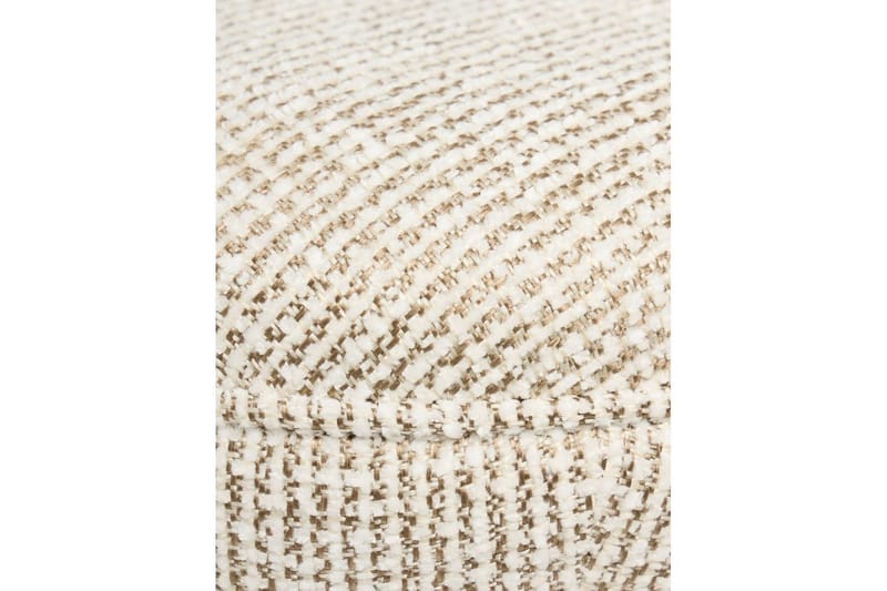 Brenric Howard fotpall 38 cm - Creme/Valnød - Møbler - Stole & lænestole - Taburet & skammel - Puf