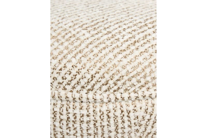 Brenric Howard fotpall 38 cm - Creme/Valnød - Møbler - Stole & lænestole - Taburet & skammel - Puf